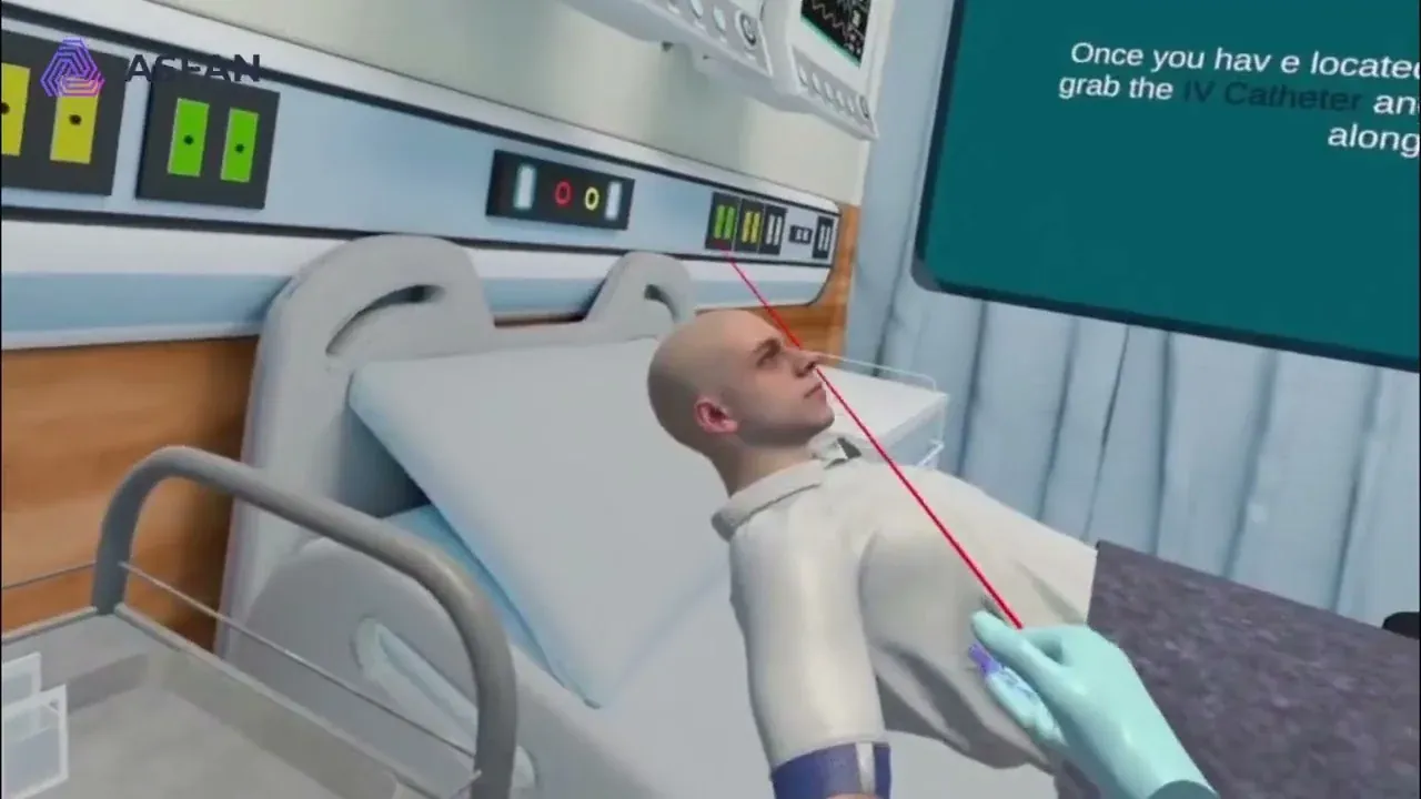 Peripheral IV Drip VR Nursing Simulation