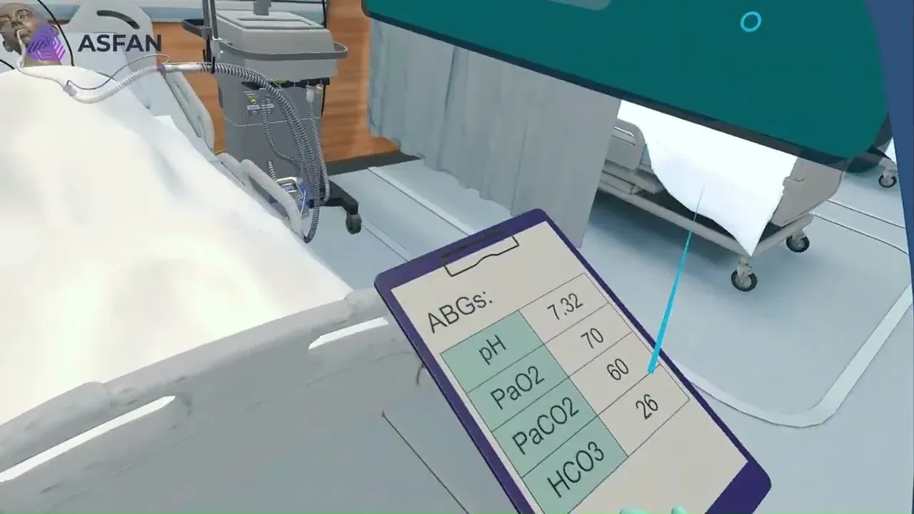 Ventilation VR Nursing Simulation